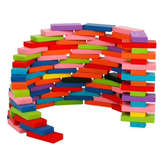 💖Giảm 10%💖  - Đồ Chơi Thông Minh - Domino 120 thanh -Sáng Tạo