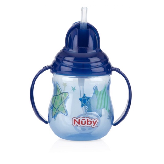 Bình uống nước hai tay cầm Pin Point 270ml Nuby