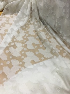 Vải organza đẹp trắng