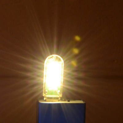Đèn Mini USB 3 LED ánh sáng trắng ấm