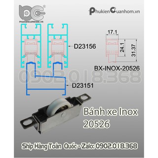 Bánh xe cửa sổ lùa 55 cánh lớn