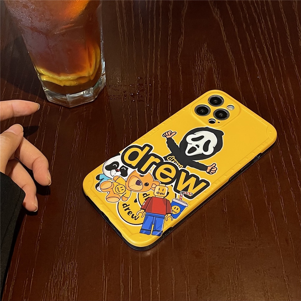 Ốp điện thoại nhựa mềm in họa tiết logo hoạt hình dành cho Iphone14 13 12 Mini 11 Pro Max 7 / 8plus Se2020 X / Xs Xr Xsmax