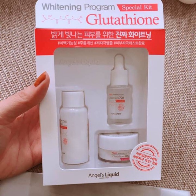 SET 7DAY TRẮNG DA MINI- SET 7 DAY TRẮNG DA GLUTATHIONE SPECIAL KIT