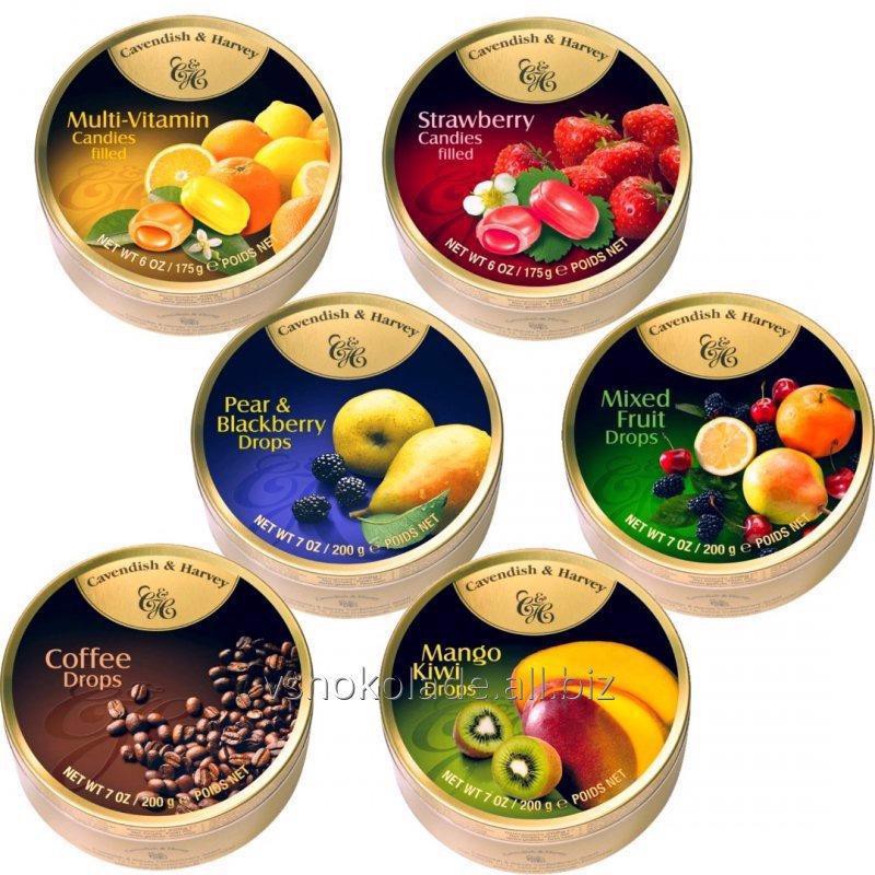 1 hộp kẹo Trái cây Cavendish & Harveyl có đường hộp 200g