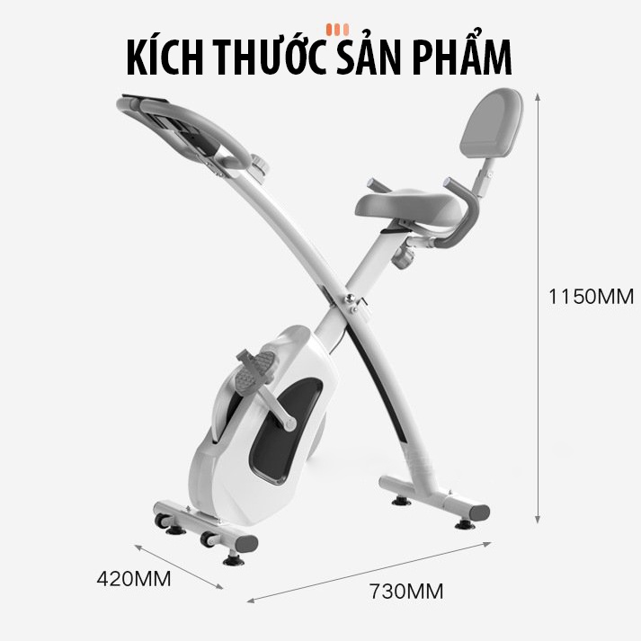 MÁY ĐẠP XE JOBUR X - BIKE GH 606 - DỤNG CỤ TẬP TẬP GYM CAO CẤP TẠI NHÀ AN TOÀN VÀ HIỆU QUẢ