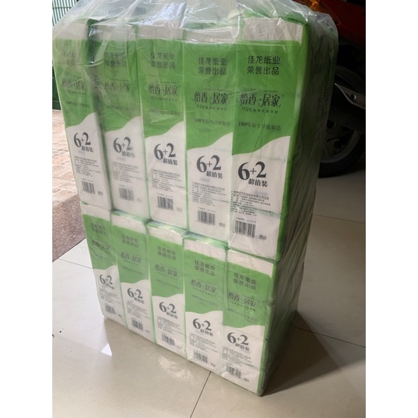 KHĂN GIẤY RÚT TRÀ XANH HÀNG NỘI ĐỊA TRUNG