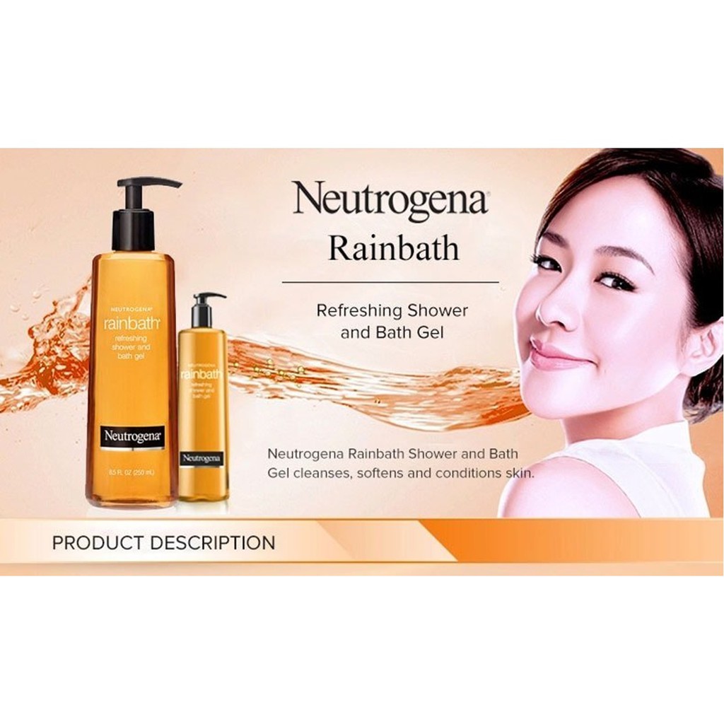 Sữa Tắm Dưỡng Ẩm Neutrogena Rainbath Refreshing Shower And Bath Gel 473ml