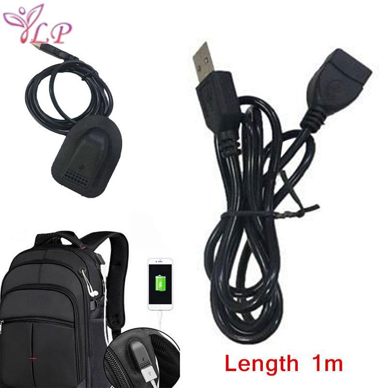 Dây cáp sạc mở rộng có cổng USB 2.0 gắn ba lô