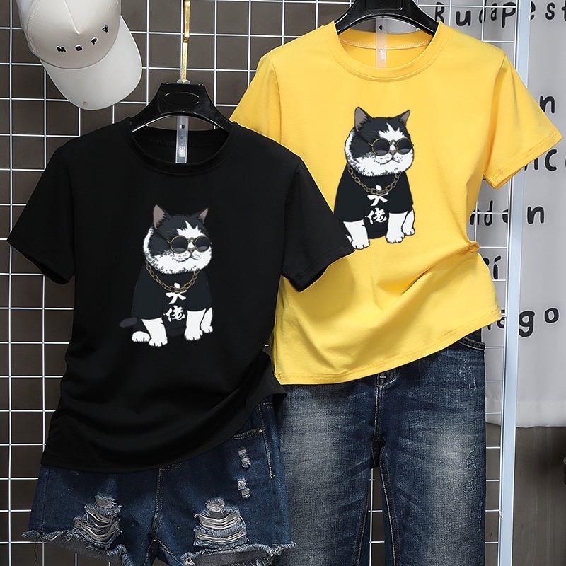 Áo Thun Chui Đầu Tay Dài Cổ Tròn In Họa Tiết Hoạt Hình Thời Trang Cho Nữ Size S-3xl