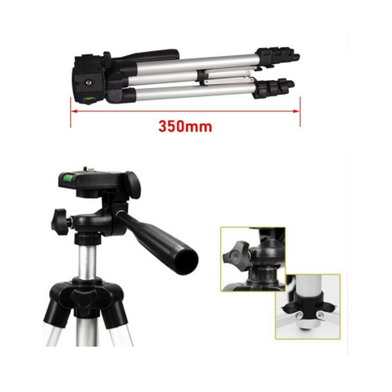 Chân đế mini máy ảnh 3110 Chân kính thiên văn chuyên nghiệp bằng nhôm Monopod