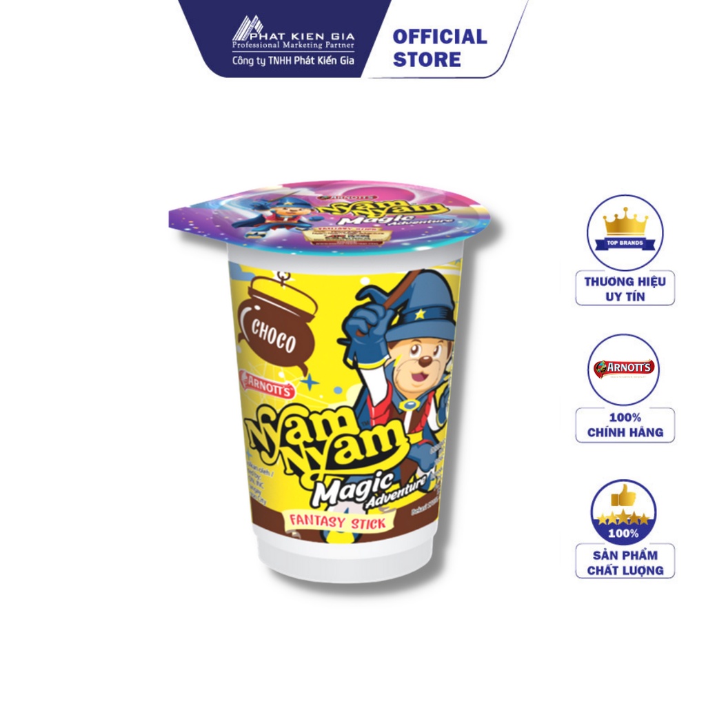 Bánh Que Chấm Kem Arnott's Nyam Nyam Socola 25g (Thương Hiệu Úc - SX Indonesia)