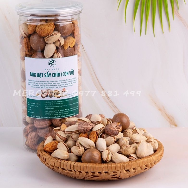 MIX 4 HẠT CÒN VỎ LOẠI 1 SHOP MẸ RÔ