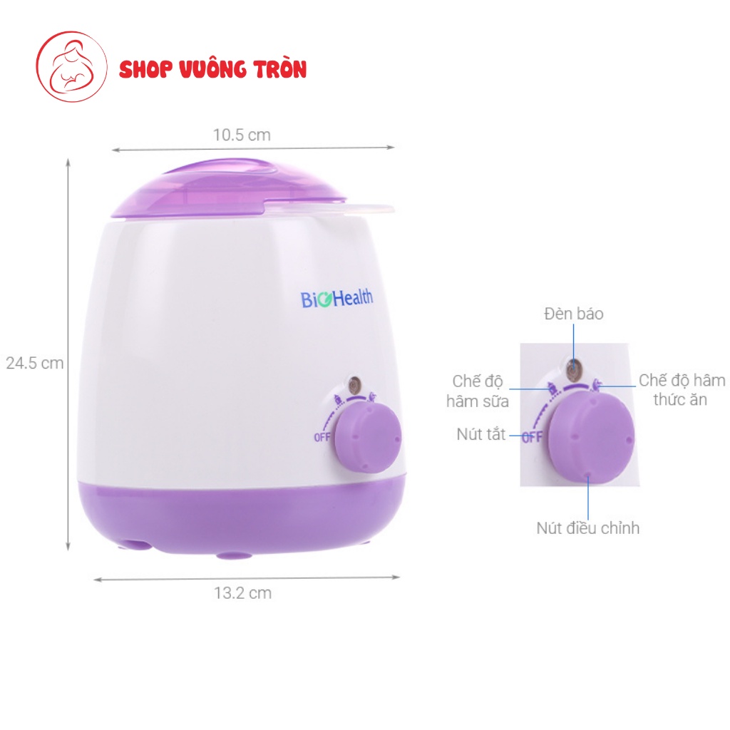 Máy Hâm Sữa Đa Chức Năng BioHealth BH8110 Tiện Cho Mẹ, Khỏe Cho Bé
