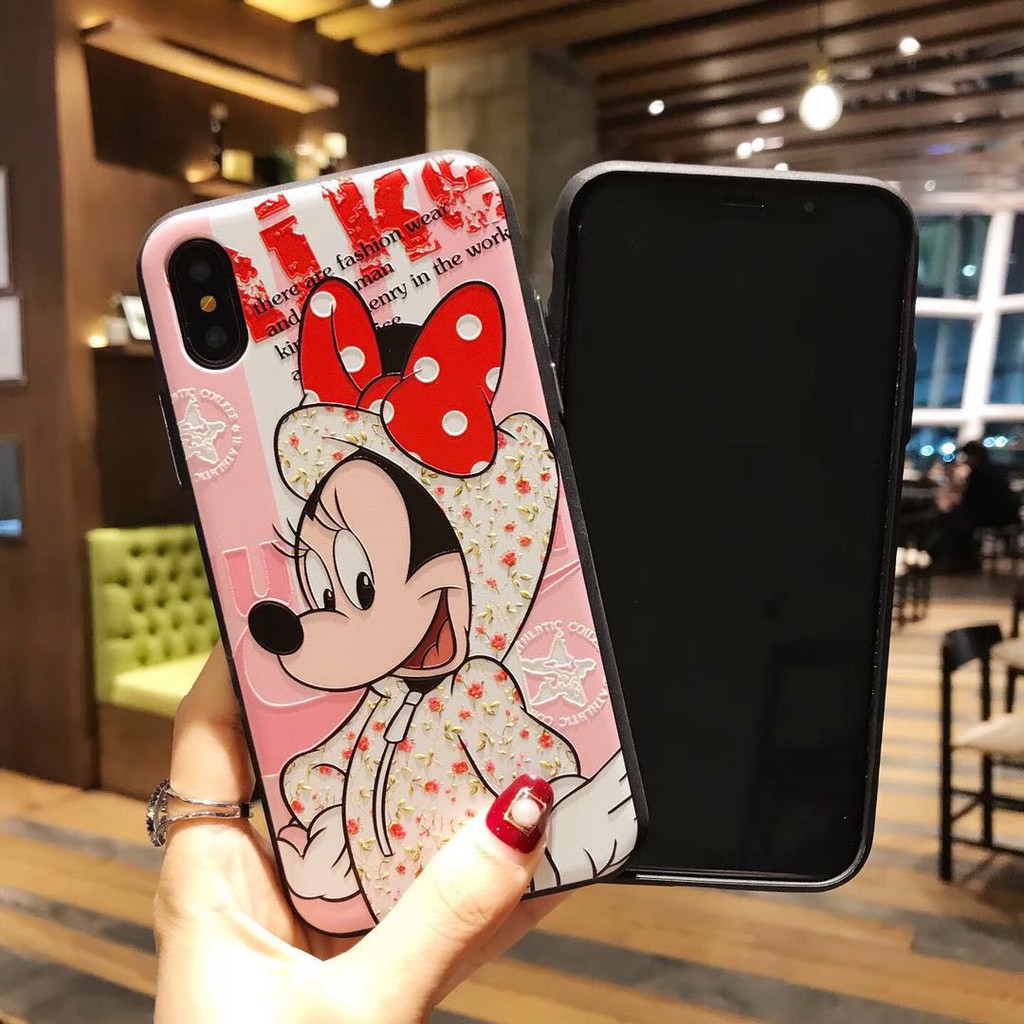 Ốp Điện Thoại In Hình Chuột Mickey / Minnie Đáng Yêu Cho Iphone Xs Max Xr | BigBuy360 - bigbuy360.vn