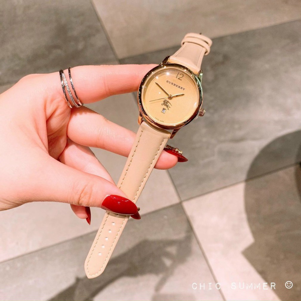 Đồng Hồ Hồ Nữ Thời Trang BURBERRY, Chống Nước, Chống Xước Sinh Hoat [ Bảo Hành 3 Năm]  - dongho.burberry