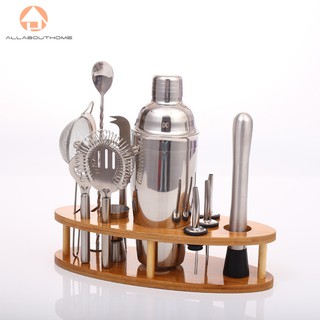 Bộ dụng cụ pha chế cocktail bằng thép không gỉ