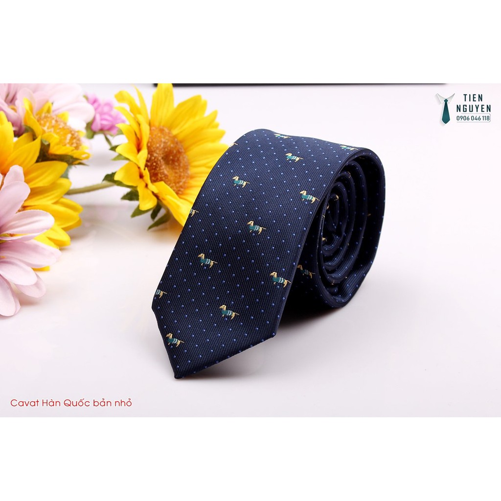 Cà vạt nam bản nhỏ 6cm - cavat họa tiết New 2018