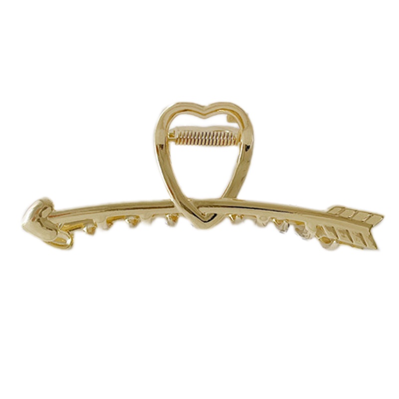 Kẹp tóc hình mũi tên lớn bằng kim loại chống trượt tiện dụng