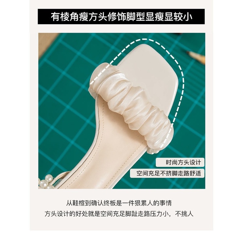 Xăng đan Cao Gót Trong Suốt Thời Trang Mùa Hè Dành Cho Nữ 2022