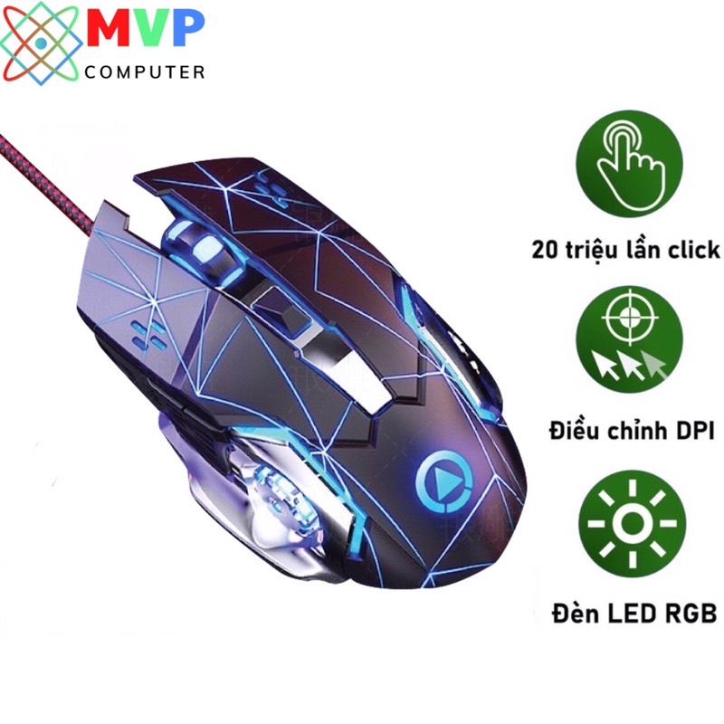 COMBO Bàn Phím Cơ Chuột Tai Nghe Gaming Có Dây YINDIAO ZK4-G15-Q7 LED RGB Điều Chỉnh Nhiều Chế Độ Màu Cao Cấp