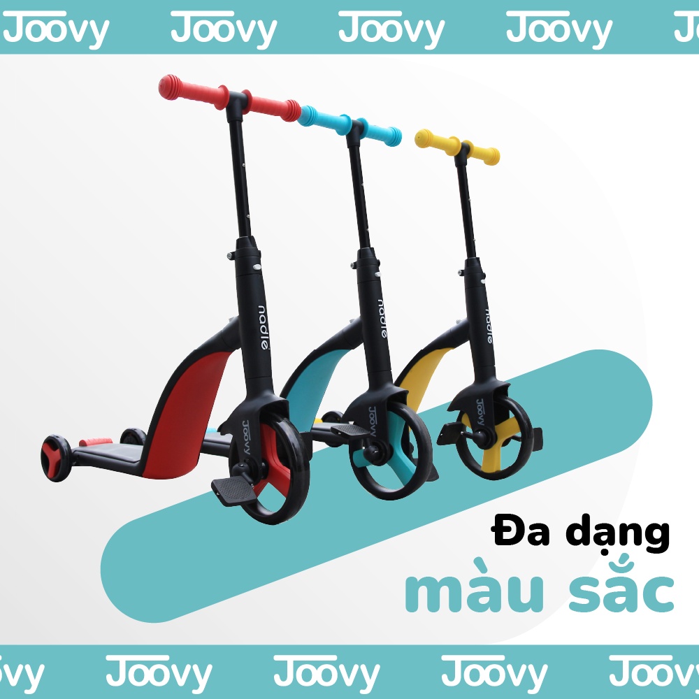 Xe trượt scooter cho bé, chòi chân kiêm cân bằng 3 trong 1 cho bé từ 1 tới 6 tuổi Nadle TF3 Joovy