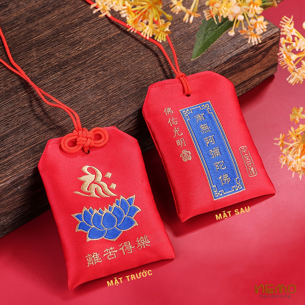 Túi Phước Túi Thơm Bình An, Phát Tài dùng treo xe, balo, phòng ngủ - OMTQ