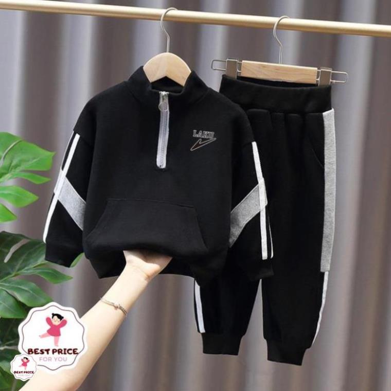 Bộ quần áo nỉ dài tay bé trai lớn 3-12 tuổi✨ Set quần áo size đại cho bé trai mập 25kg 30kg 35kg 40kg 45kg