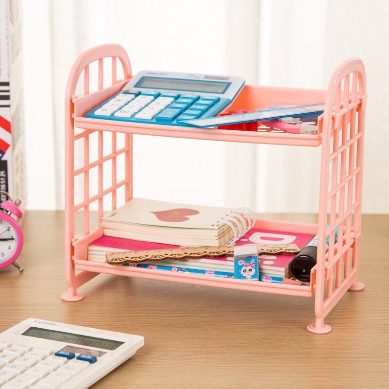 Kệ nhựa mini 2 tầng