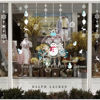Decal Trang Trí Noel - Người tuyết trắng
