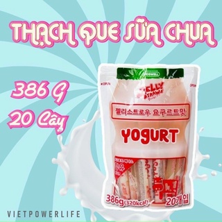 Thạch que trái cây Hàn Quốc 20 que/bịch