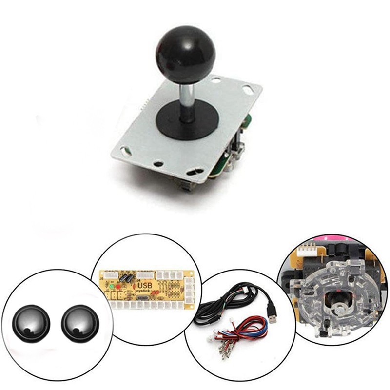 【In stock】 DIY Arcade Joystick Kit USB Encoder Joystick Chip H3VN