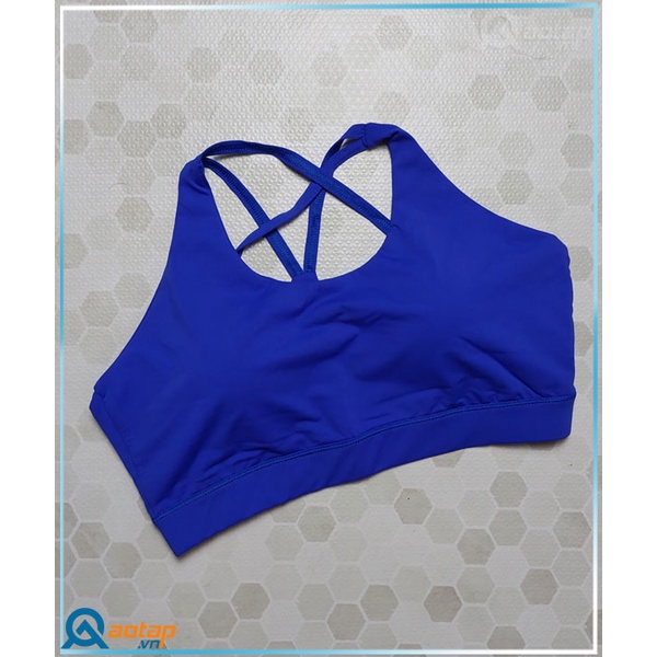 Áo Bra VNXK Đan Dây Lưng – Xanh Bích (Đã Kèm Mút) - Áo Tập Gym, Yoga Cho Nữ Mẫu Mới