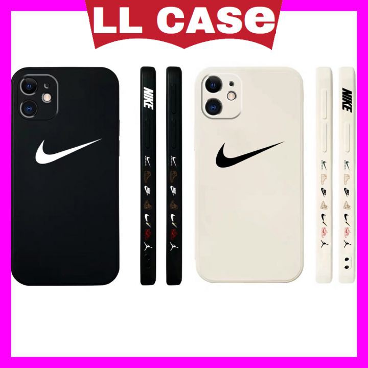 Ốp lưng iphone vuông cạnh họa tiết Nike chống bẩn iphone 7g/8g 7plus/8plus x/xs xs max 11 11 pro 11 pro max