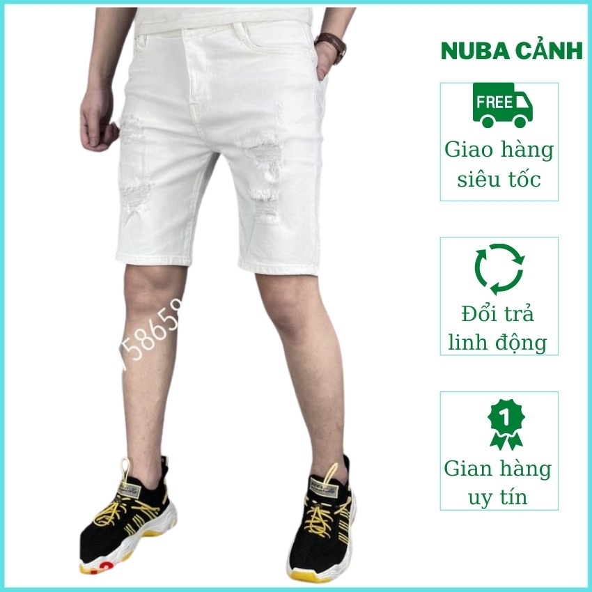 Quần short jean nam mẫu mới đẹp giá rẻ,quần bò TCS 250