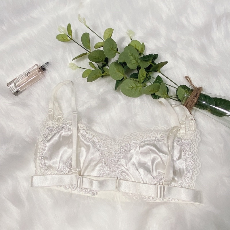 Mandy White Bralette - Áo lót nữ cúp ngang thoải mái dễ thương | BigBuy360 - bigbuy360.vn