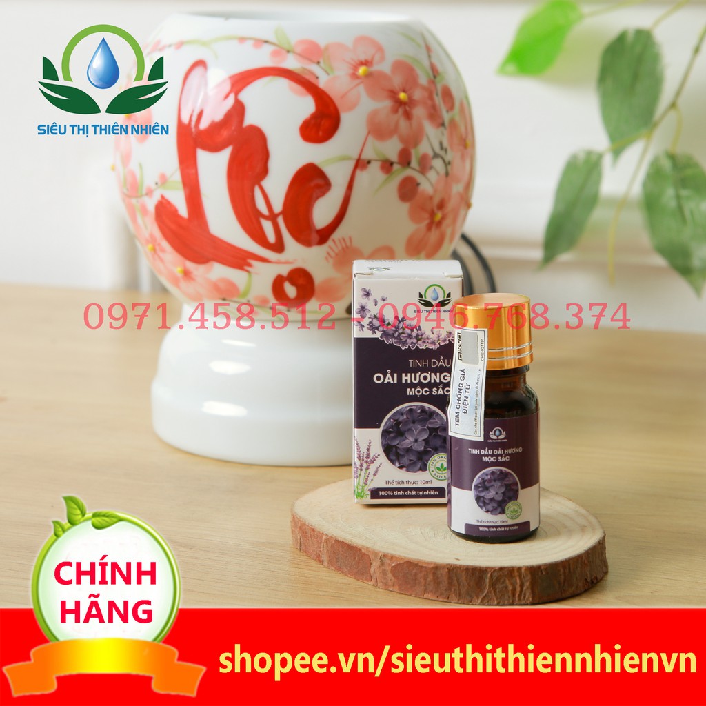 Tinh dầu oải hương nguyên chất Mộc Sắc, tinh dầu giúp làm mượt tóc của siêu thị thiên nhiên