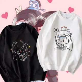 NEW- HOT- Áo Sweater Chibi Ma Đạo Tổ Sư, Trần Tình Lệnh, Tiêu Chiến, Vương Nhất Bác - hàng chất