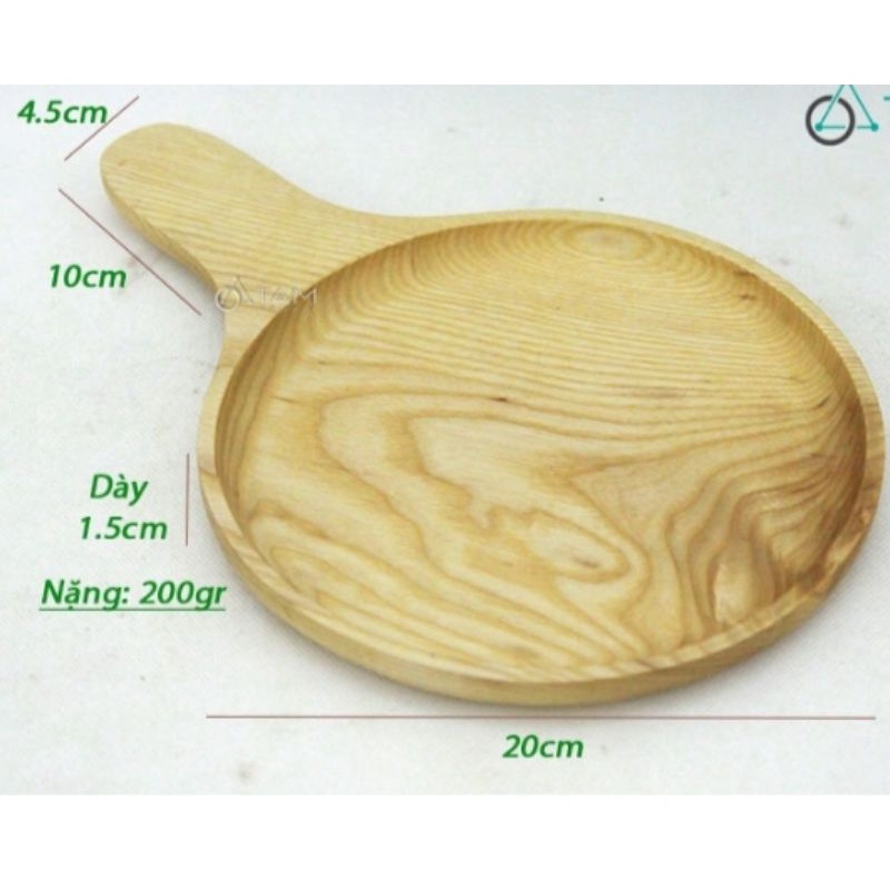 Khay gỗ đựng thức ăn hoặc nước uống....