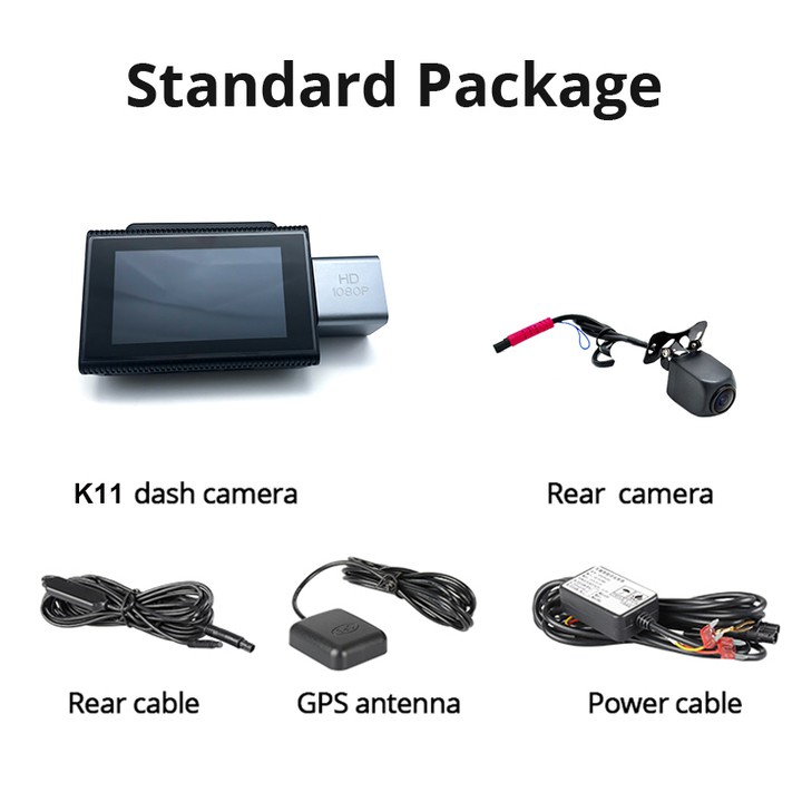 Camera hành trình thương hiệu cao cấp Phisung Android 4G, Wifi, 3 inch: K11