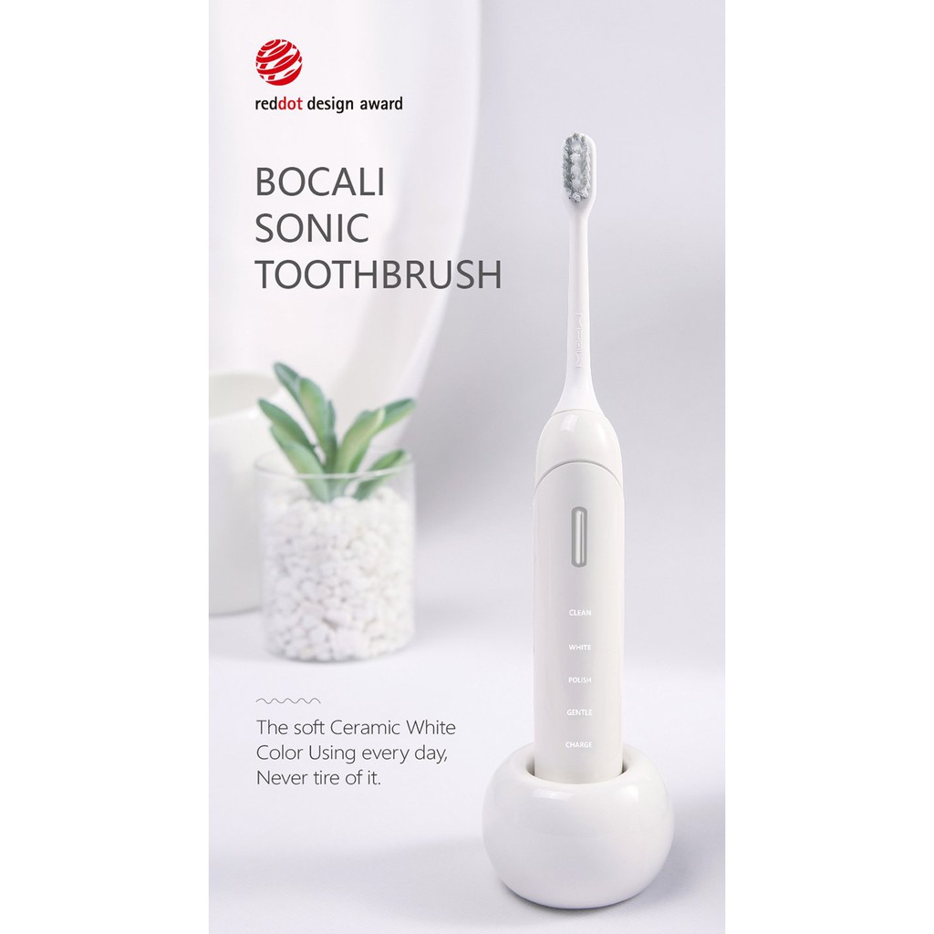 Bàn Chải Điện Thông Minh Mipow BOCALI Sonic Toothbrush - CI200-WT