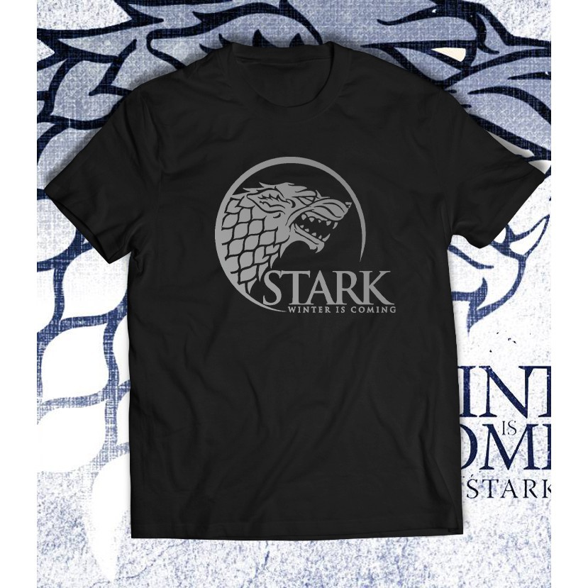 (SIÊU RẺ) [ Sale] Áo phông GAME OF THRONES STARK WINTER IS COMING cực ngầu giá tận xưởng món quà cho các fan