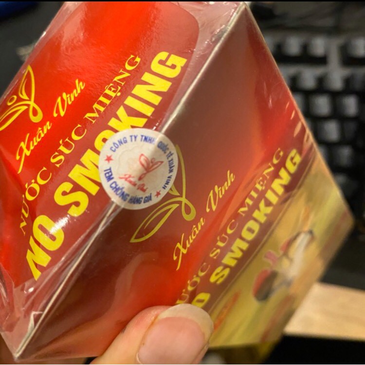 [giá gốc] Nước Súc Miệng Cai Thuốc Lá No Smoking Xuân Vinh ❤ FREESHIP ❤ Hiệu Quả Sau 3-5 Ngày Sử Dụng ❤ Dung Tích 400ml