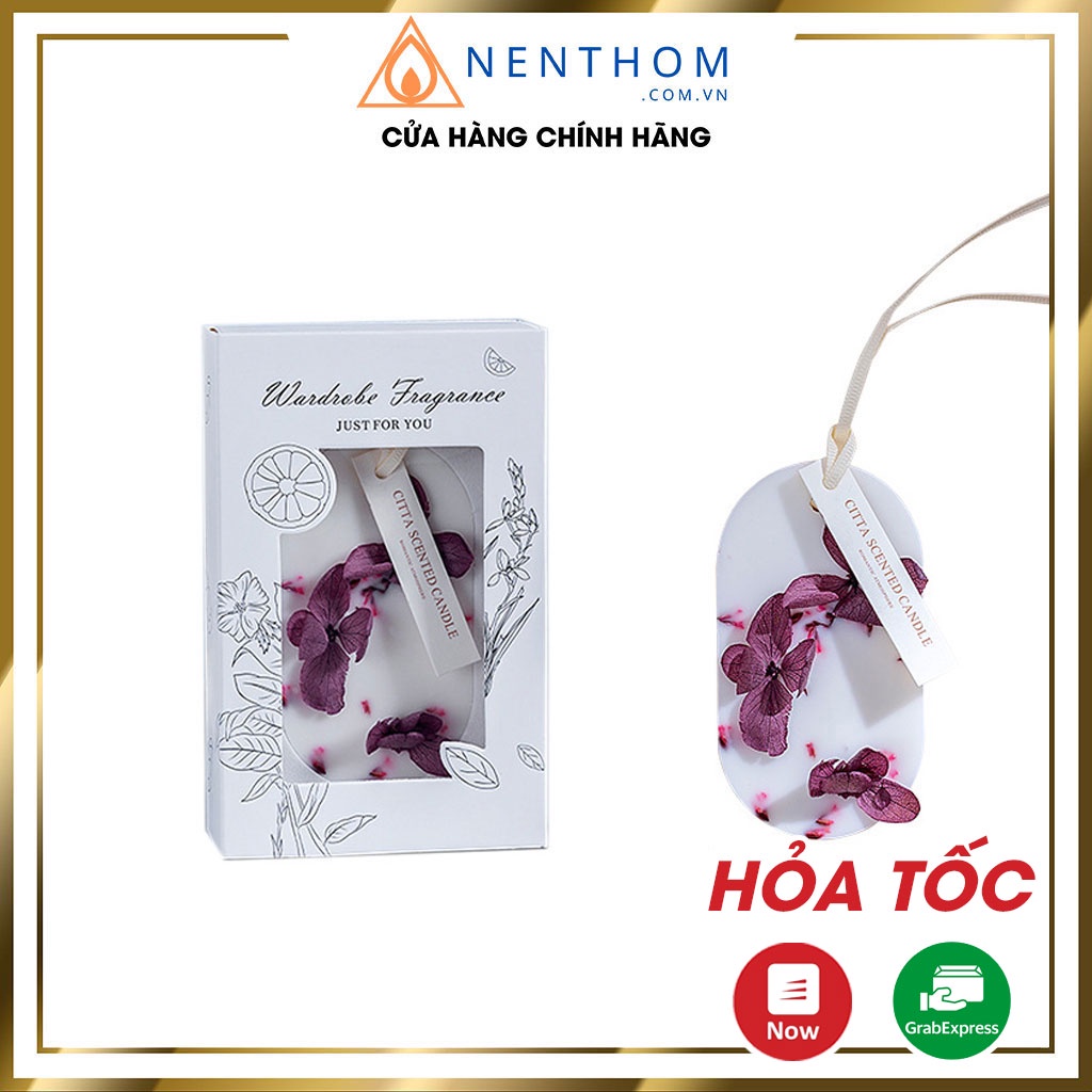 Sáp Thơm CITTA Hoa Khô Trang Trí Tự Nhiên Thơm Lâu Decor Phòng, Treo Tủ Quần Áo, Xe Hơi Thanh Lọc Không Khí - CT05