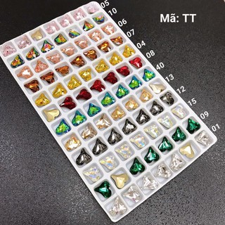 🐾đá nail🐾 đá khối trái tim túi 10v - mã tt