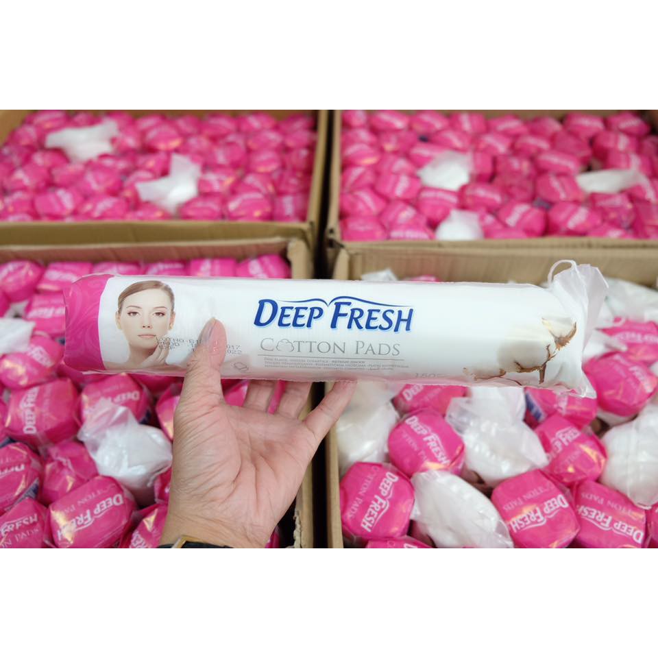 BÔNG TẨY TRANG TRÒN DEEP FRESH 150 MIẾNG