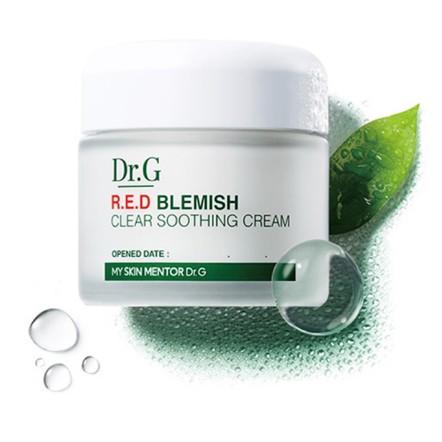 Dr.G Kem dưỡng ẩm và phục hồi sâu cho da R.E.D Blemish Clear Soothing Cream 70ml