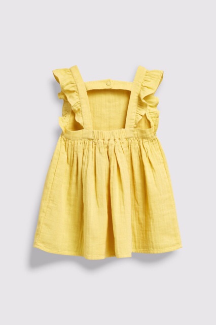 Váy thô đũi Next vàng cho bé