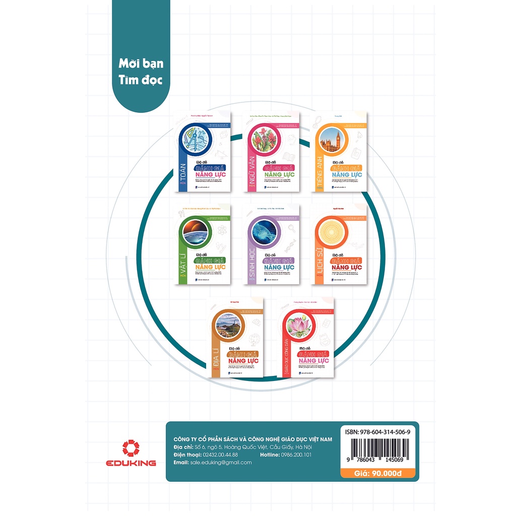 Sách - Bộ Đề Đánh Giá Năng Lực Môn Hóa Học