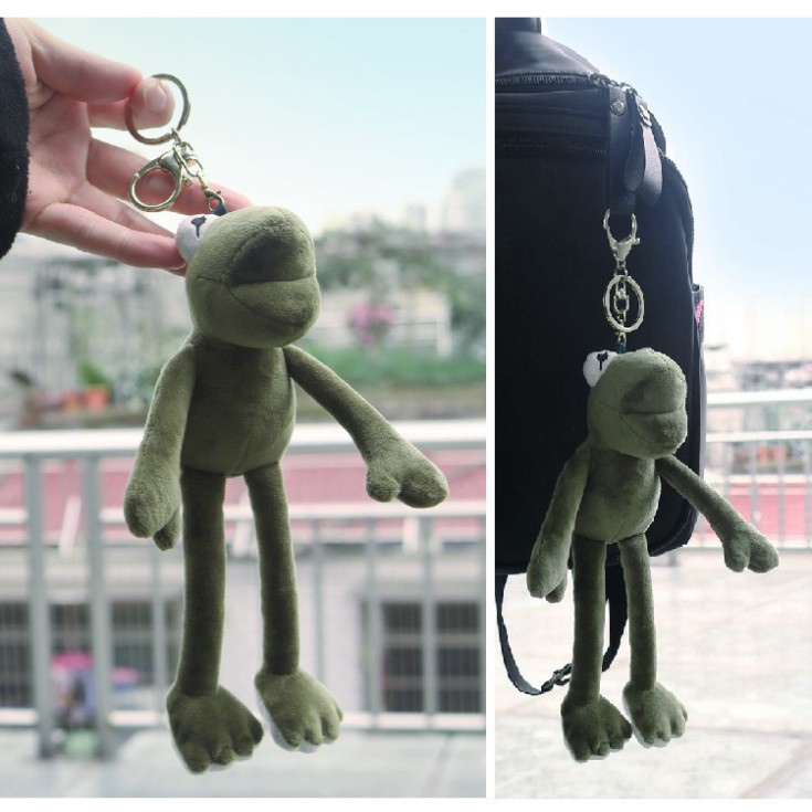Móc khóa gấu bông Ếch xinh