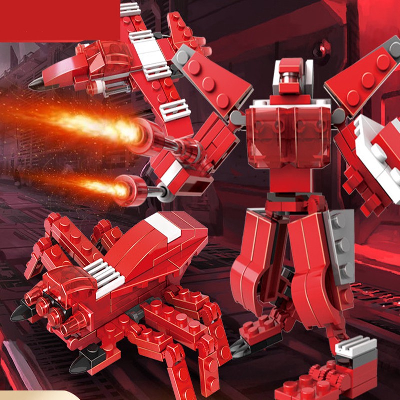 Bộ Đồ Chơi Lắp Ráp Mô Hình Rô Bốt Thú Vị Cho Các Bé